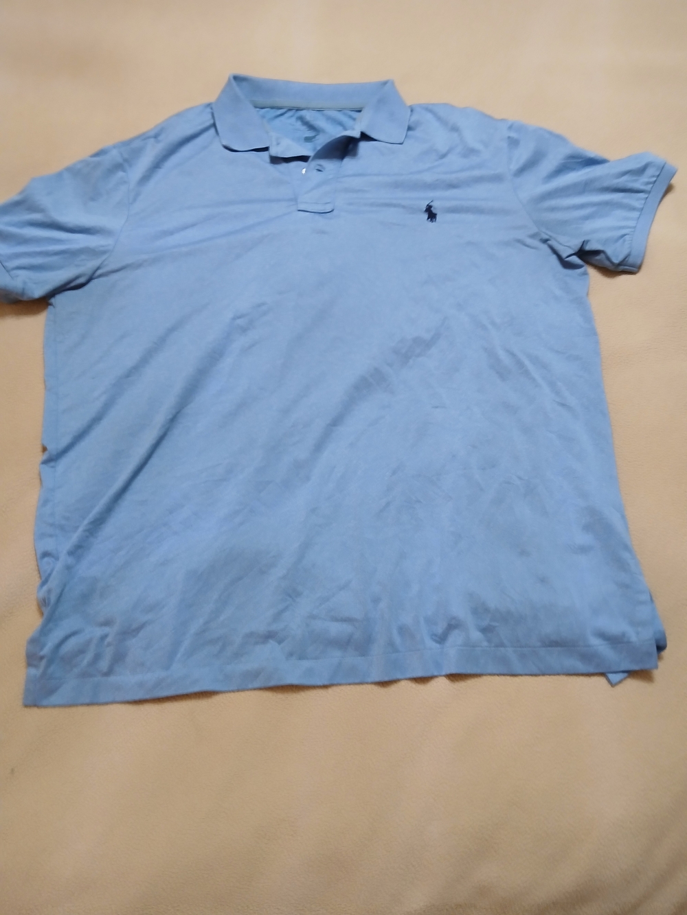 Polo by Ralph Lauren Light Blue Men's Short Sleeve Polo